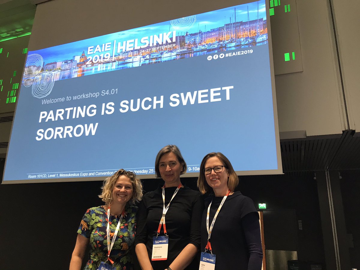 ols1974's tweet photo. Enjoyed presenting this morning and discussing how best to prepare our students for re-entry after studying abroad with Julie @UKCISA and Stephanie from ENSEA  #EAIE2019 https://t.co/XP6kwhWBNx
