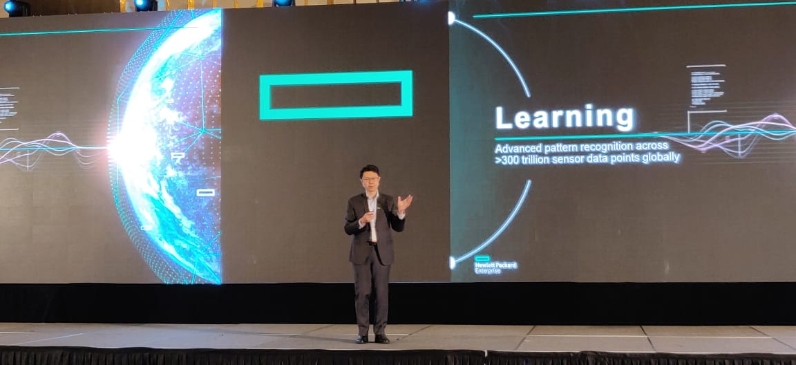 HPE_APAC's tweet image. What capabilities does #AI bring to help you stay ahead in this #Hybrid era? Yap Kim Leong, Category Manager Nimble Storage Hybrid IT SEA, HPE Asia Pacific takes the stage at #HPEDTIS19 to explain this.

@TonyPhukan