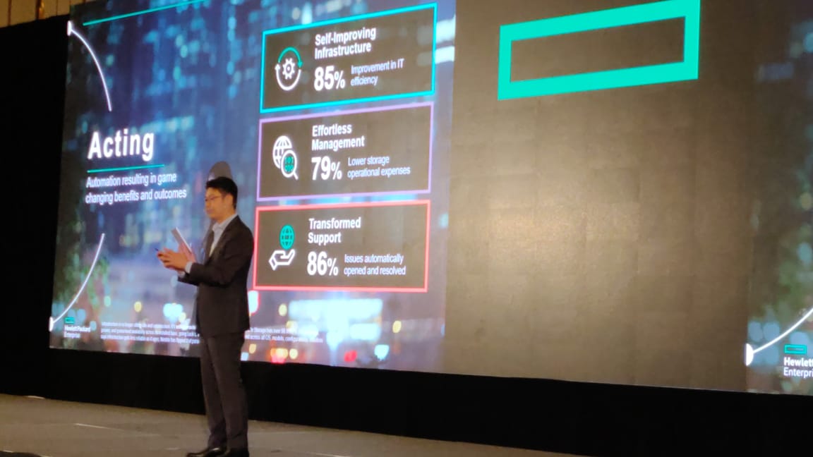 HPE_APAC's tweet image. Yap Kim Leong, Category Manager Nimble Storage Hybrid IT SEA, HPE Asia Pacific - Using #machinelearning and deep learning techniques, InfoSight is able to predict and identify abnormal behavior and improve performance across all infrastructure layers. #HPEDTIS19

@TonyPhukan