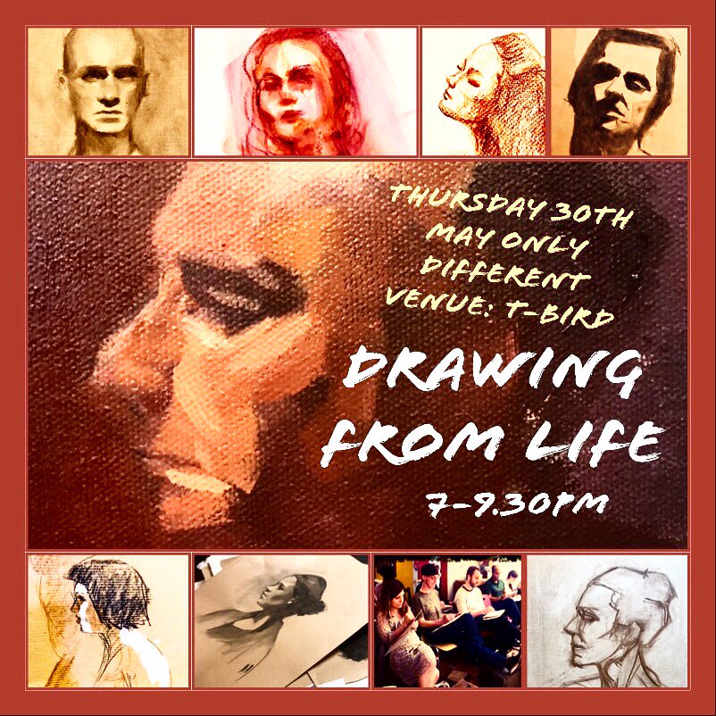 londonartdraw's tweet photo. Come Draw / paint from life with us:
Portraits on Weds 7-9pm @BlightyN15
Life Drawing Thurs 7-9.30pm @BlightyCafe
Hosted by @artndrawlondon + @Spannabanannas
2 x Drawing sessions for you this week* |URL|* #WEDS #portrait #drawing #THURS #londonlifedrawing @AnitaaAnderson https://t.co/wV0C99Iply