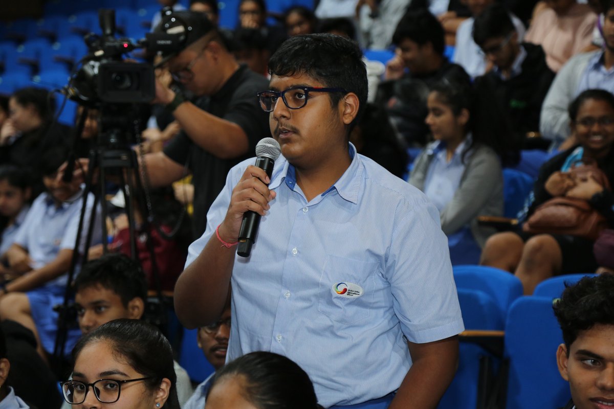 Global_Schools's tweet photo. Ms Sushri Niveditaji Bhide, a social worker from the Vivekananda Kendra and Vivekananda Rock Memorial organisation visited #GIIS #SMARTCampus for an insightful and inspiring Leadership Lecture Series #GIISLLS
Pictures: https://t.co/bRTsY8c2qL
Full story: https://t.co/T5fYtsWWRw https://t.co/c75F7c4Yny
