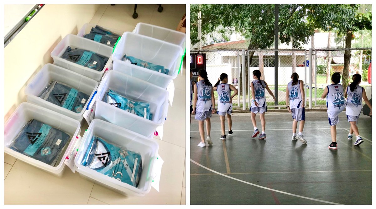 vislaos's tweet photo. VIS is setting the bar high with the first shipment of our beautiful new uniforms. Come see them in person and support our Dragons in an upcoming game!
#vislao #visdragons #newuniforms #internationalschoolsvientiane #vssa #MRISA https://t.co/a2HJJEHUm3