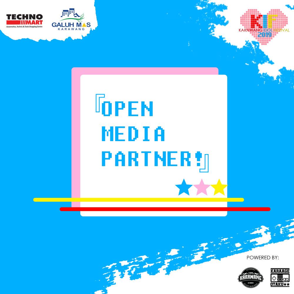 Open Media Partner for #karawangidolfest2019!

More information:
Ryan - 089648339577 (WA)

#karawang #event #eventkarawang #karawangidolfest #kif #idol #aidoru #mediapartner #openmediapartner