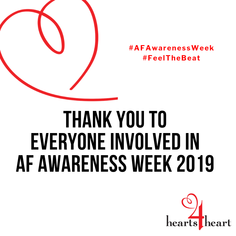 hearts4heart's tweet photo. #AFAwarenessWeek is an amazing collaboration across all health sectors and we thank you all for your support and giving back to the community above and beyond what you already do!#hearts4heart #FeeltheBeat https://t.co/GR44cinPQ8