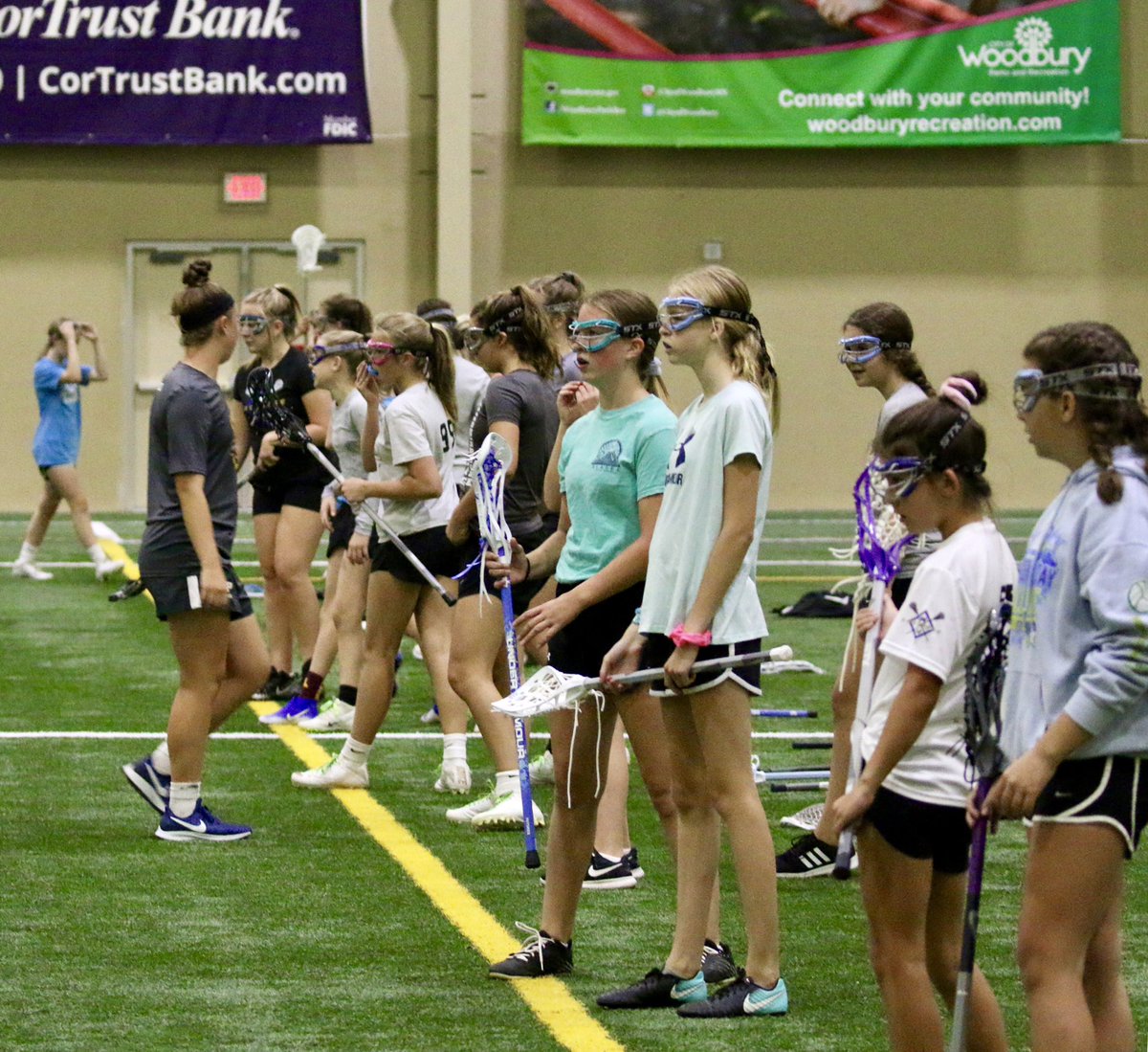 WoodburyUtdLax's tweet photo. Thank you @MNEliteLaxGirls for coaching the first of 8 clinics! 59 girls registered and the first session was fantastic! #GrowTheGame #WuLax https://t.co/s9qGndB6nT