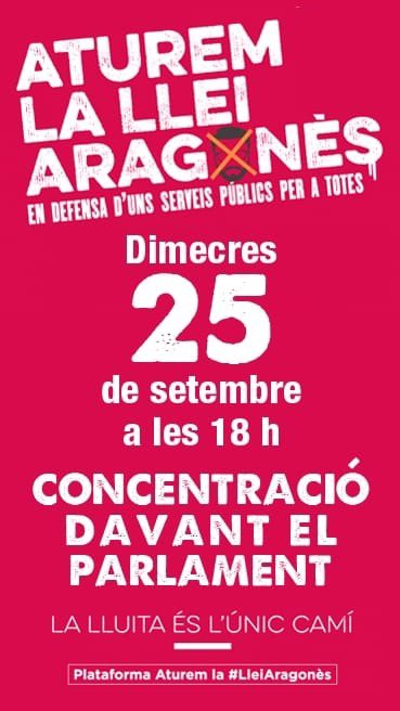 MareaBlancaCAT's tweet photo. Avui les treballadores i treballadors estaran davant @parlamentcat #AturemLleiAragonès 
Externalitzar té com conseqüència precaritzar les seves vides
Mercantilitzar drets suposa desmontar serveis públics
Per una vida digna vine https://t.co/AH3QEKkkBc