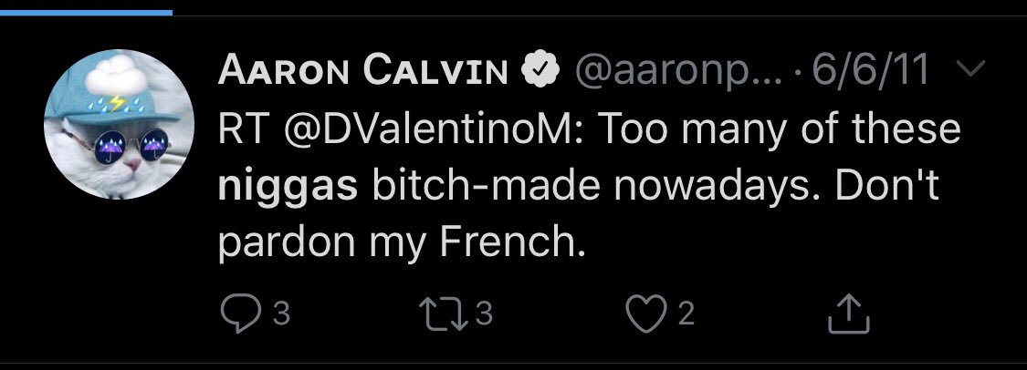 Cernovich's tweet image. What about your own use of the n-word, homophobia, and some weird thing about sex and high school students?