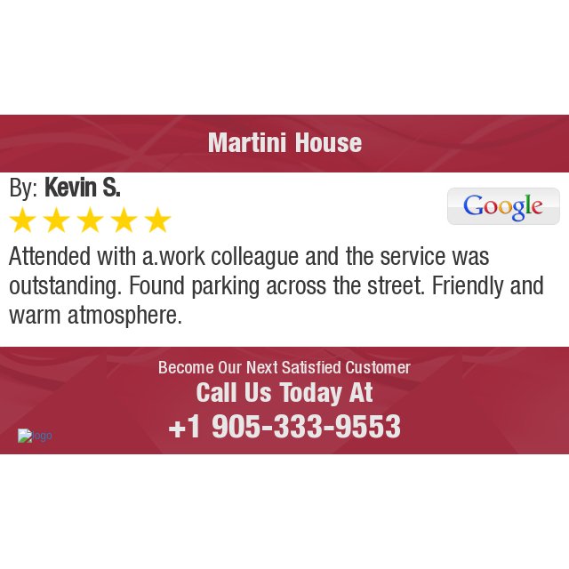 5 Star: Kevin S. "Attended with a.work colleague and the service was..." http:// maps.google.com/?cid=162712618…