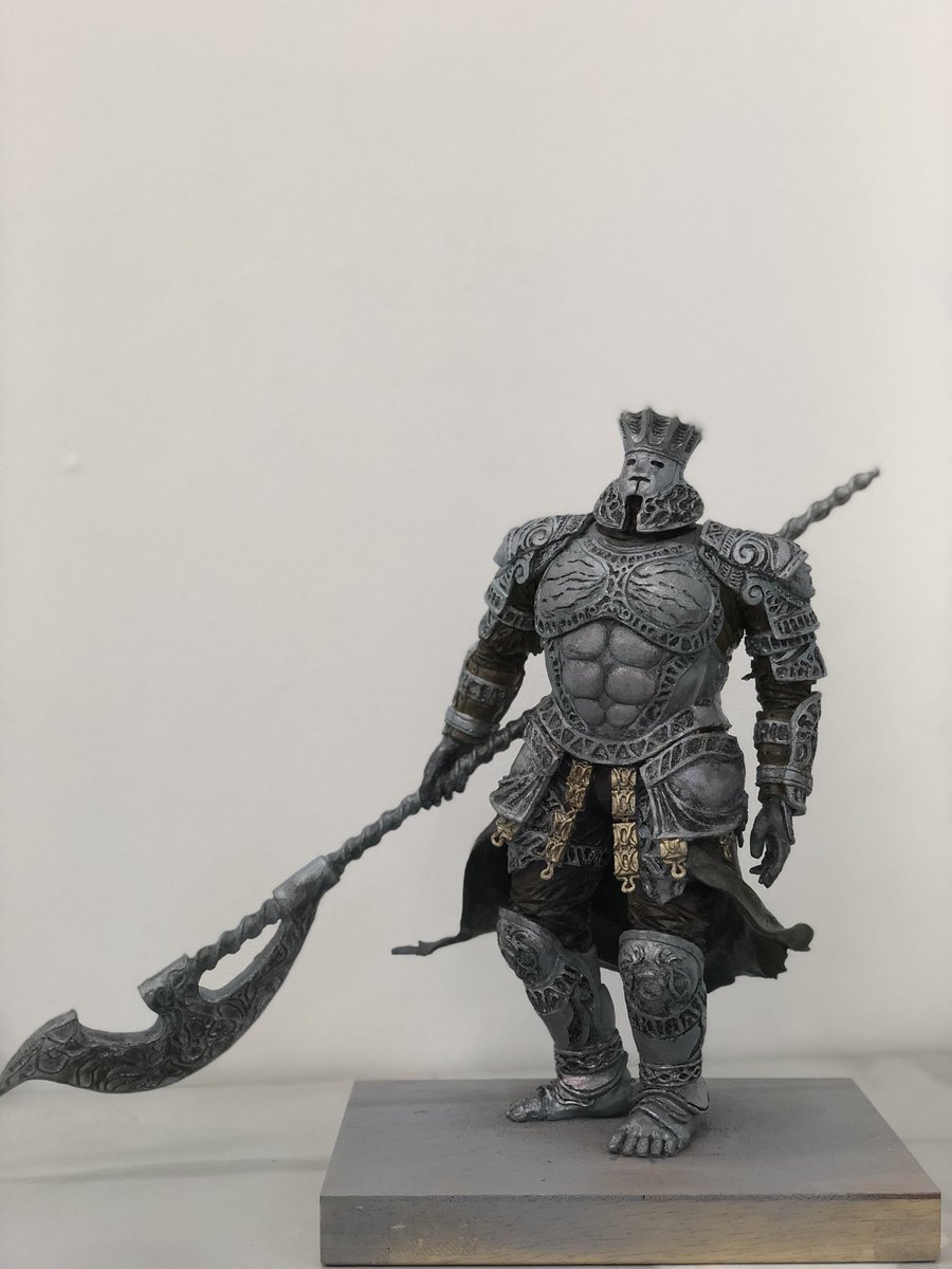 O Xrhsths 秦 Sto Twitter フィギュアは 絵画とは べつで趣味でダークソウル3の英雄グンダを作りました