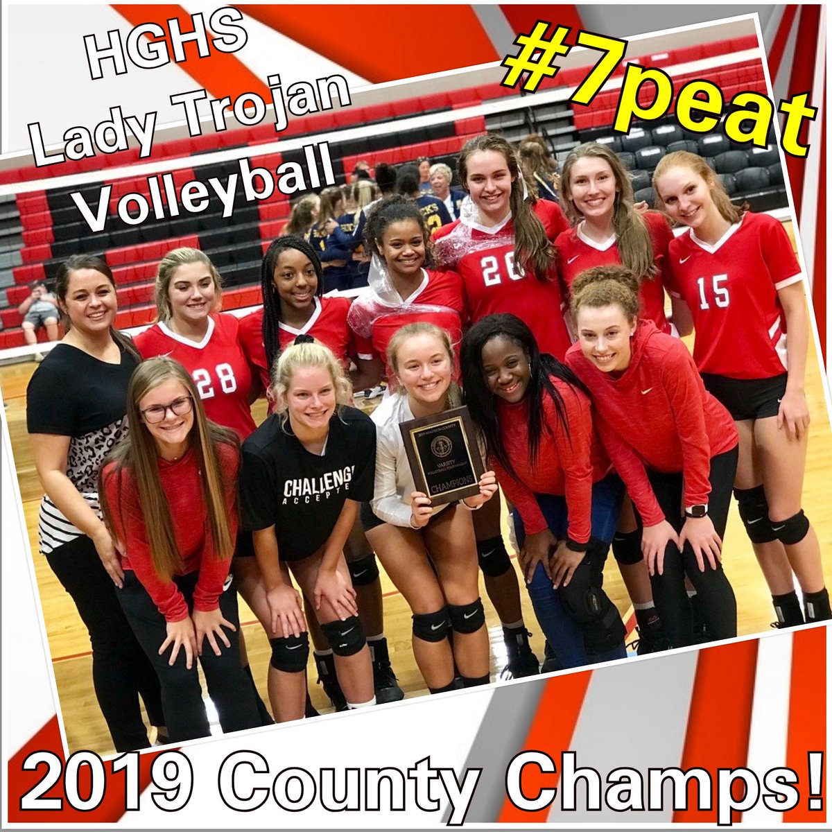 HGHSVBall's tweet image. 2019 Madison County Champs! #7peat