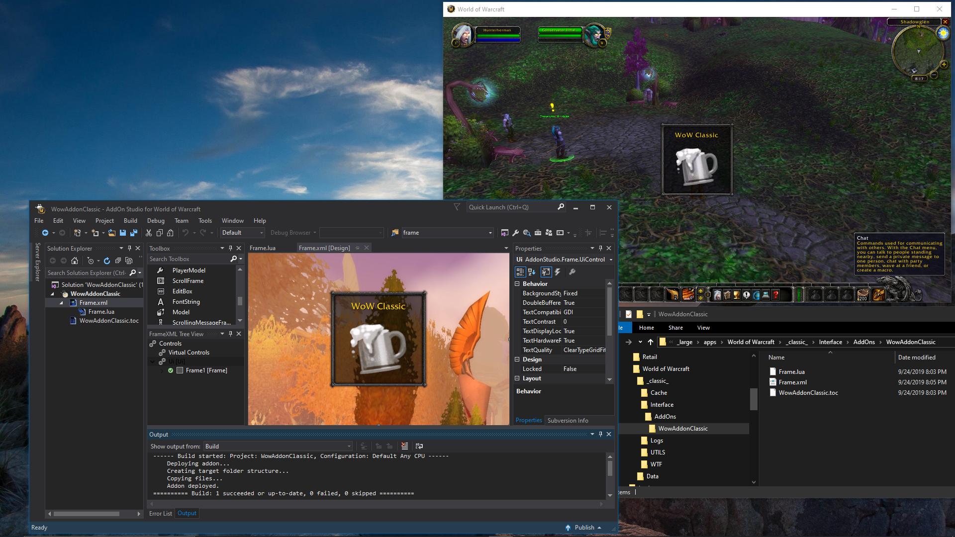 Wow chat addon