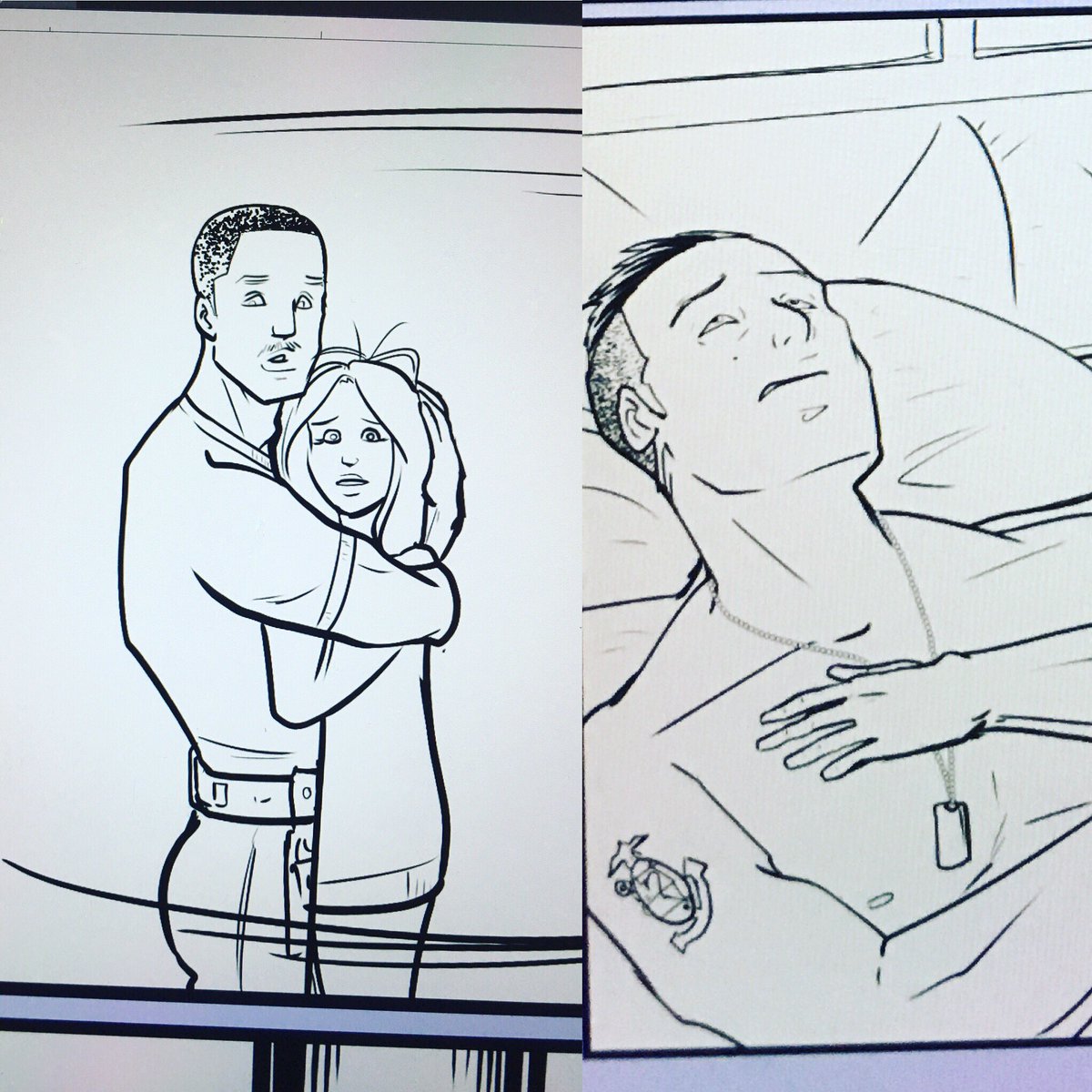 spectredeep6's tweet photo. We had to call it “Spectre Deep 6” because “Magic Mike” was already taken. #scifi #sciencefiction #ogn #graphicnovel https://t.co/l3RIQsPiZr