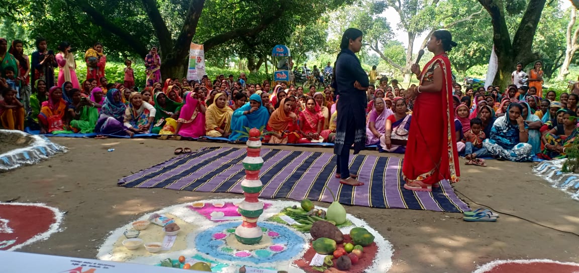 SbpPurnea's tweet photo. On 23rd September 2019, Block level Poshan mela was organised in Kasba block. Role-play on increasing awareness around Anemia was also organised. Here are some glimpse of the event. @smritiirani @rahulias6  @BRPOSHAN @POSHAN_Official @brlps_jeevika #PoshanMaah2019 https://t.co/8ai6DL1IlF