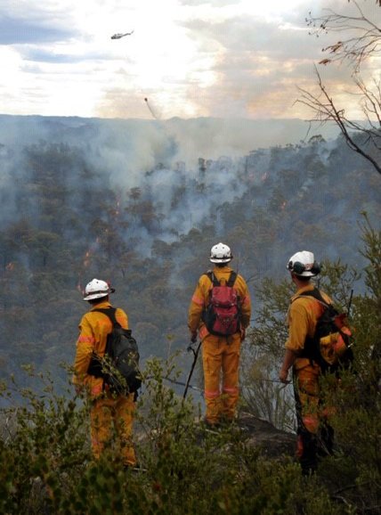 AWUnion's tweet photo. This is the reality of what firefighters are experiencing on the front lines. It's these brave men and women who protect us from disaster.

These photos were taken in regional NSW of proud AWU members.

We are proud of the work AWU members every day. https://t.co/AsrqQB1ETE