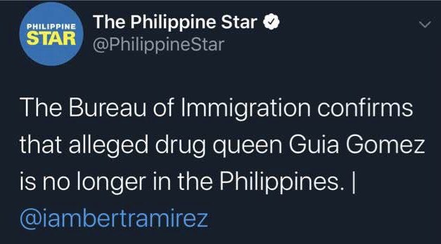 Eric_Cabahug's tweet photo. Natakasan ng isa pang drug royalty samantalang hindi mahanap hanap si Peter Lim na higit isang taon nang may warrant of arrest. To think bilyones ang intel funds ng Duterte admin at pataas nang pataas pa kada taon. #drugprotector #fakewarondrugs https://t.co/s7O2jhviZ3