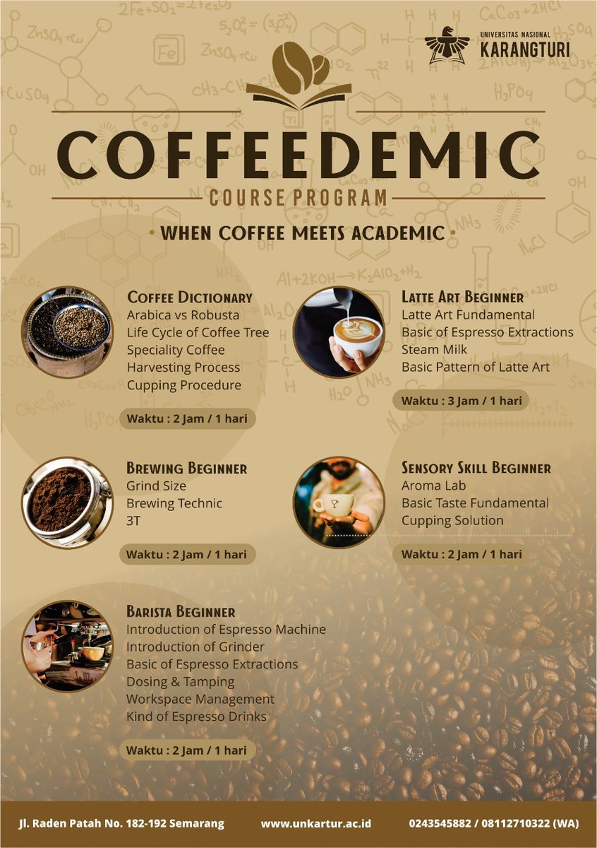 UNKARTUR's tweet photo. Jangan pernah bermain api
Api itu berbahaya
Hiduplah seperti kopi
Selalu tampil apa adanya

mau tau cara asik belajar kopi? yuk pantengin "COFFEEDEMIC" @UNKARTUR https://t.co/WMfODORSRX