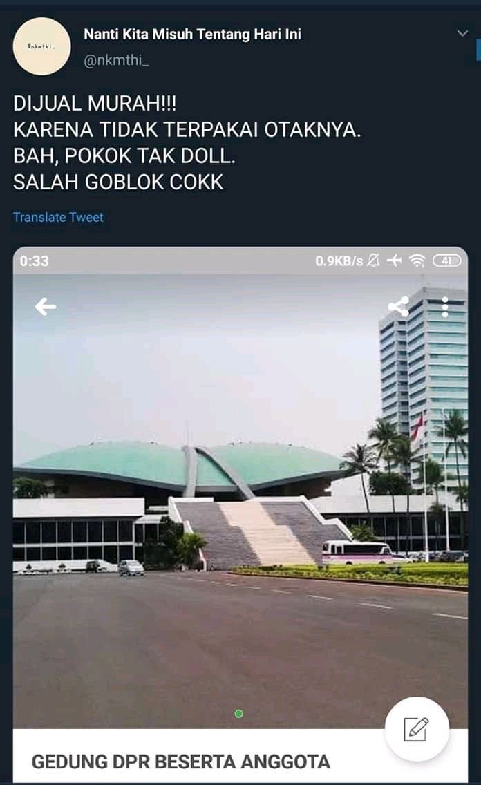Terima tweet media