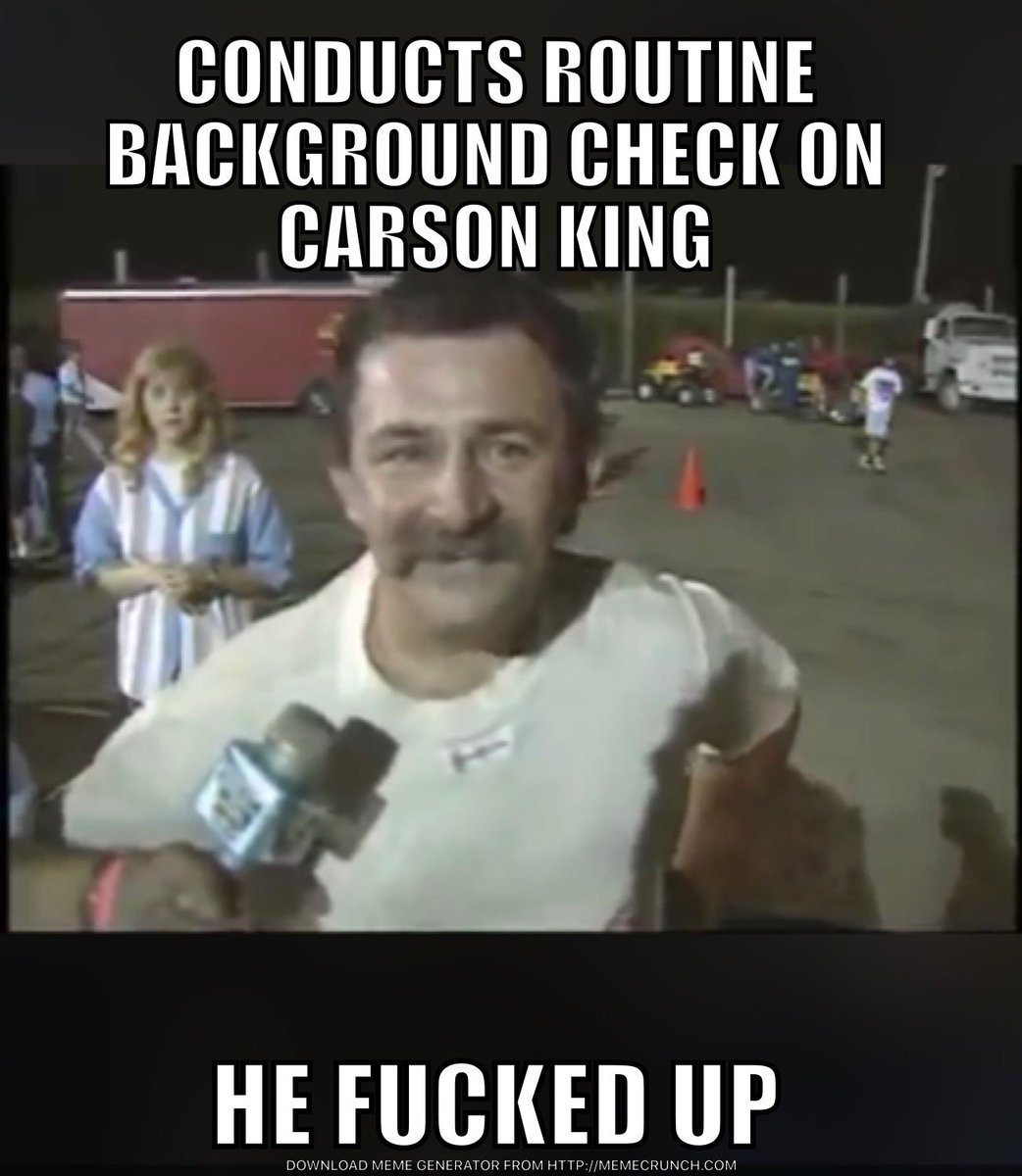 JamieBall4W's tweet photo. #SupportCarsonKing https://t.co/80dudERS4R