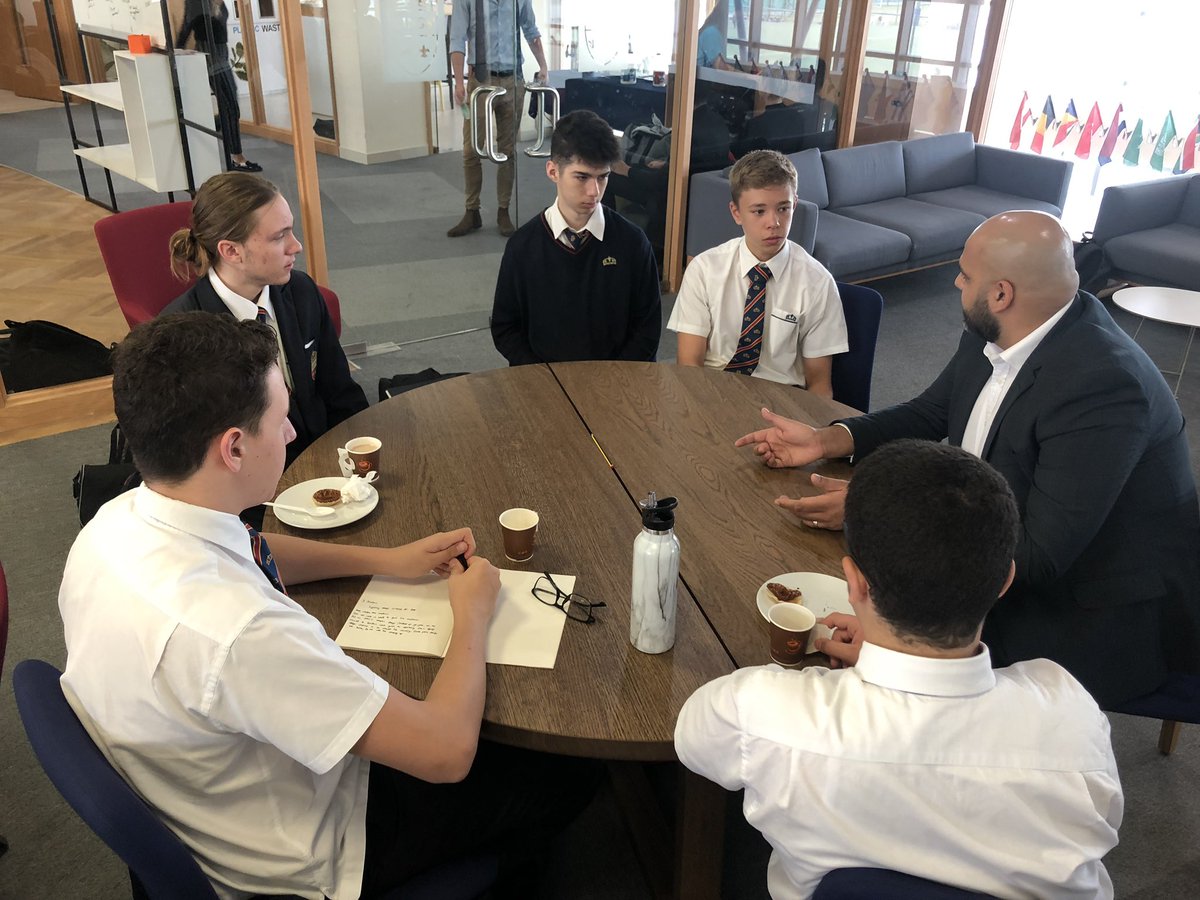 Fantastic first Business Breakfast Morning hosted by <a href="/KSABBusandEco/">KSAB Business and Economics</a>. Students were able to interact with business owners and get some valuable tips to help them flourish in their own business ventures. Can’t wait for the next one! <a href="/KingsAlBarsha/">Kings' School Al Barsha</a> #expertexposure #industrylevel