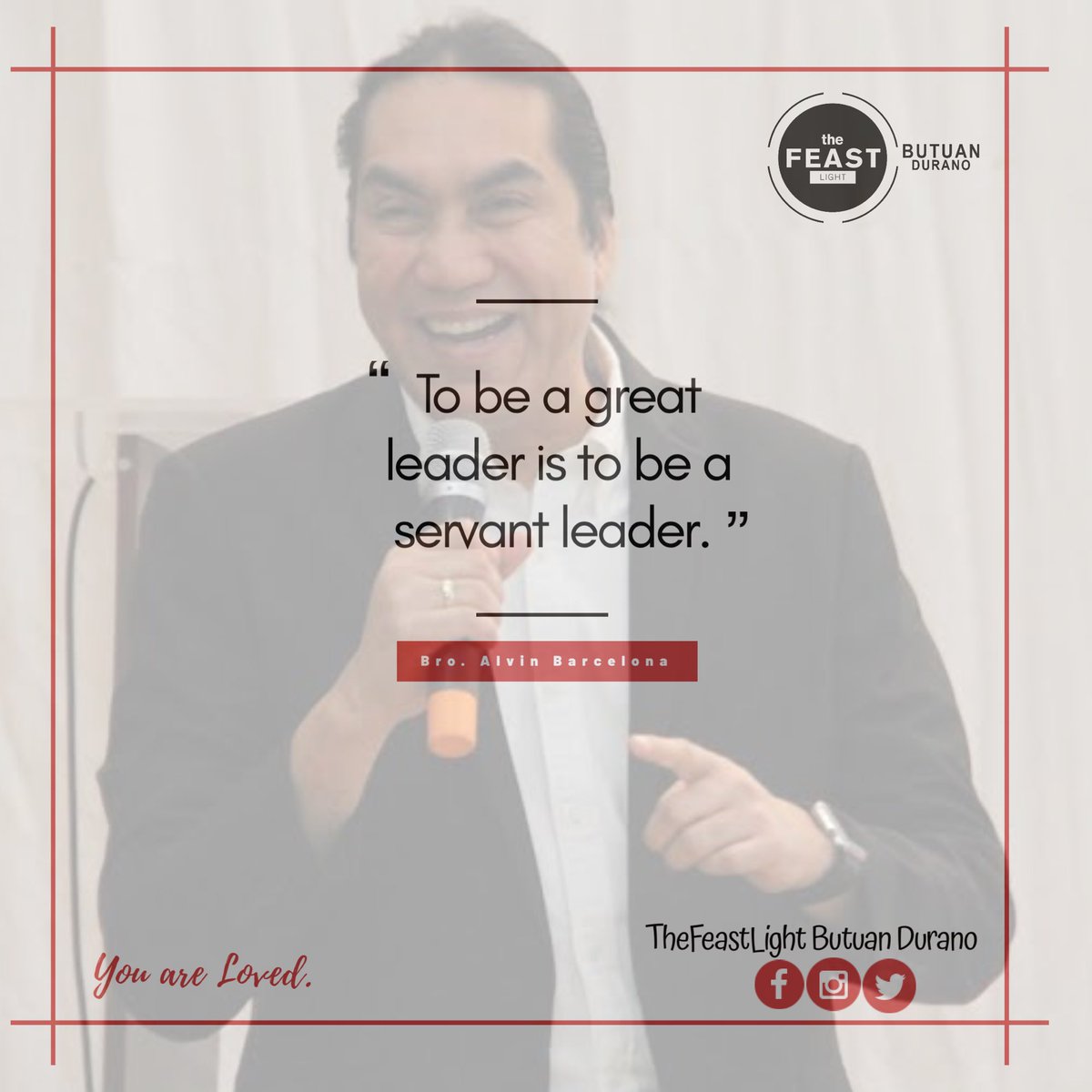 feastduranobxu's tweet photo. Jesusโ life on earth gave us the best example of what itโs like to be a servant leader.
๐๐๐๐๐๐๐๐๐๐๐
๐๐ผ๐ ๐๐ฒ๐ฎ๐ฑ๐ฒ๐ฟ๐๐ต๐ถ๐ฝ ๐ถ๐ ๐ฆ๐ฎ๐ฐ๐ฟ๐ถ๐ณ๐ถ๐ฐ๐ฒ.
Talk 4: ๐๐๐ก๐
#Bleedership #TalkSeries #Talk4 #Link
#FeastSunday
#LightFam
๐จ๐ธ๐พ ๐ช๐ป๐ฎ ๐๐ธ๐ฟ๐ฎ๐ญ. https://t.co/pJqfa3ptEj