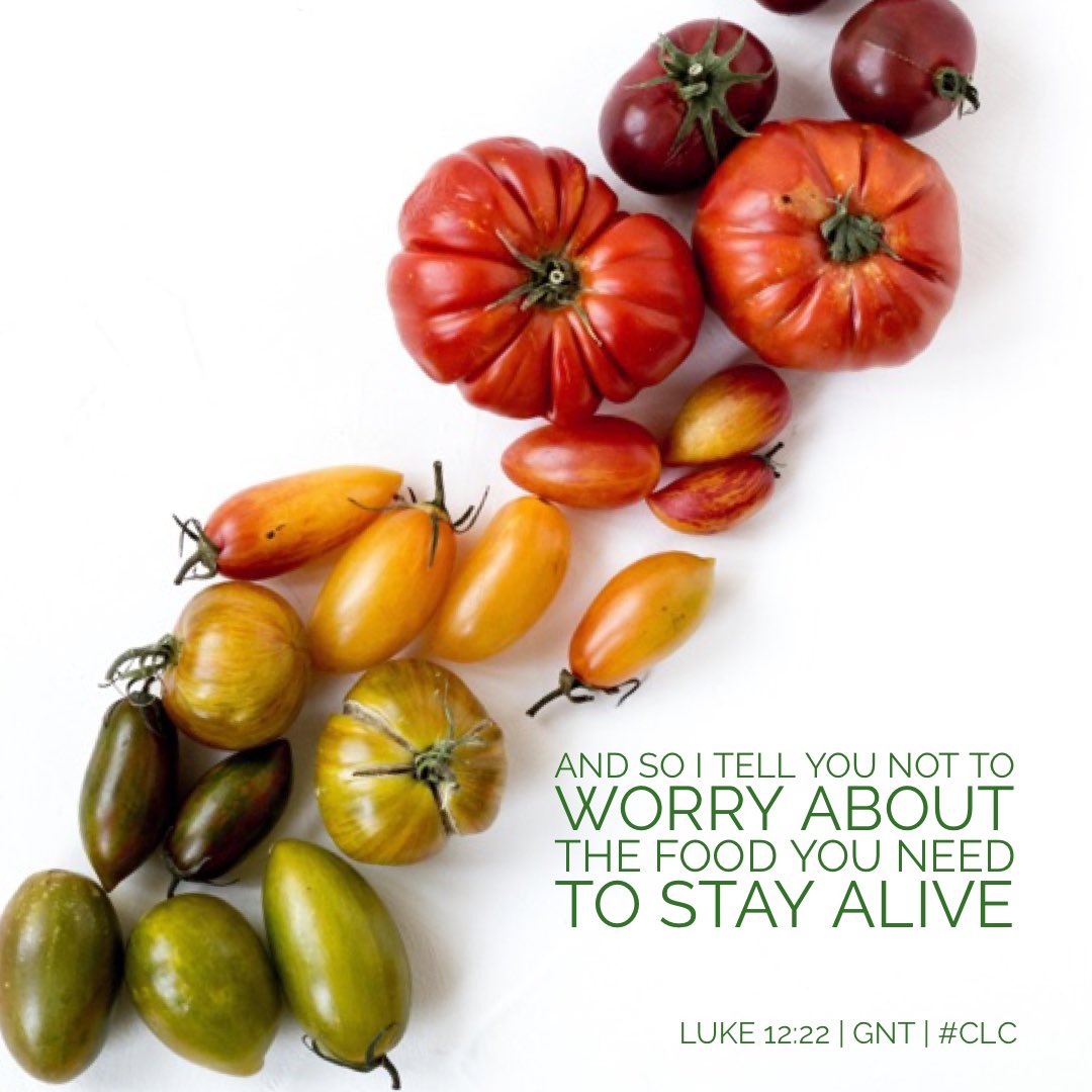 StHelensCLC's tweet photo. #VerseOfTheDay #providedfor #clc
Then Jesus said to the disciples, “And so I tell you not to worry about the food you need to stay alive or about the clothes you need for your body.”
Luke 12:22 | GNT https://t.co/E3uX6efdmc