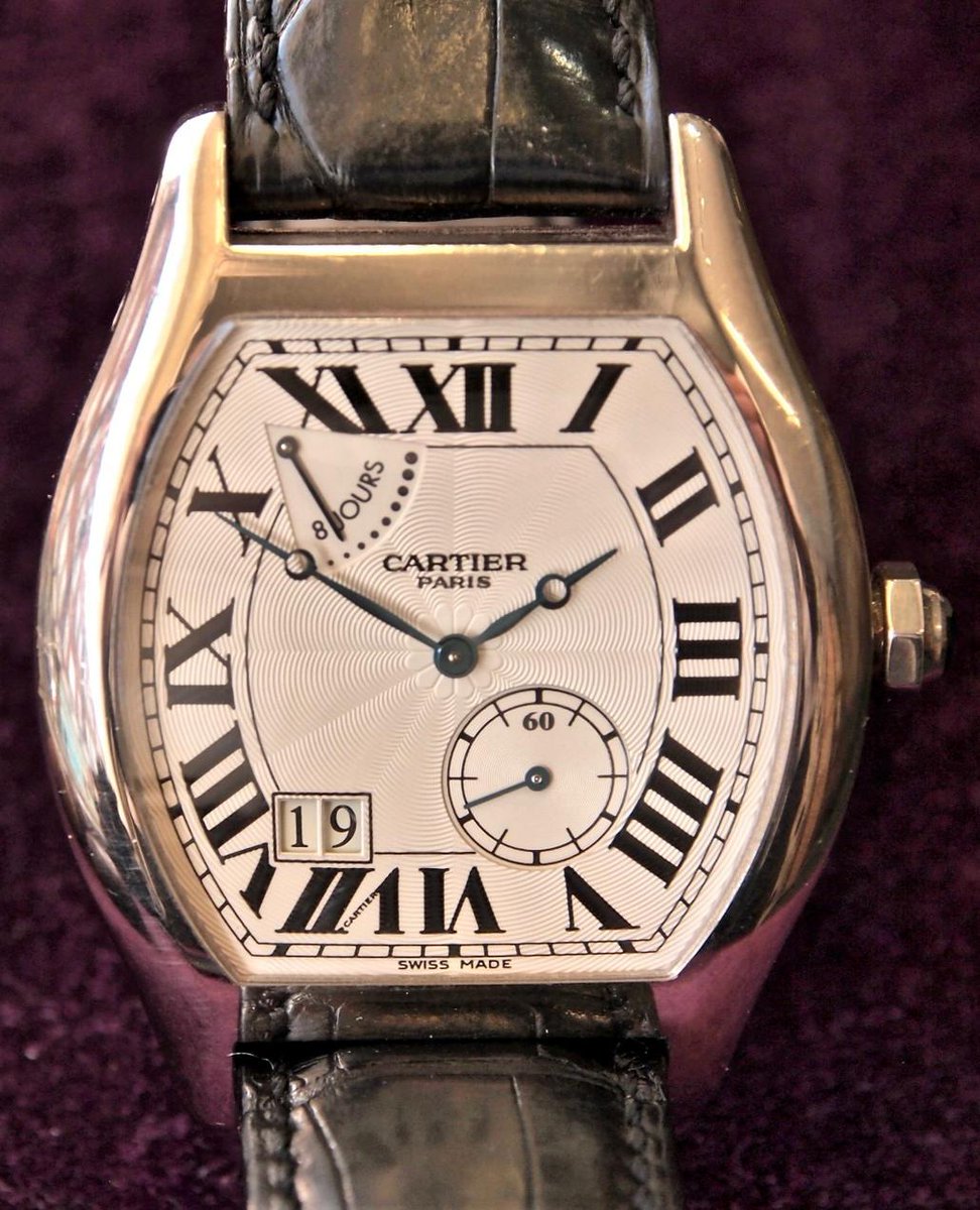 Cartier Collection Privee Tortue 18ct white gold   est £11000 to £13000

#busbyfinewatches #watchesunderthehammer #CARTIER