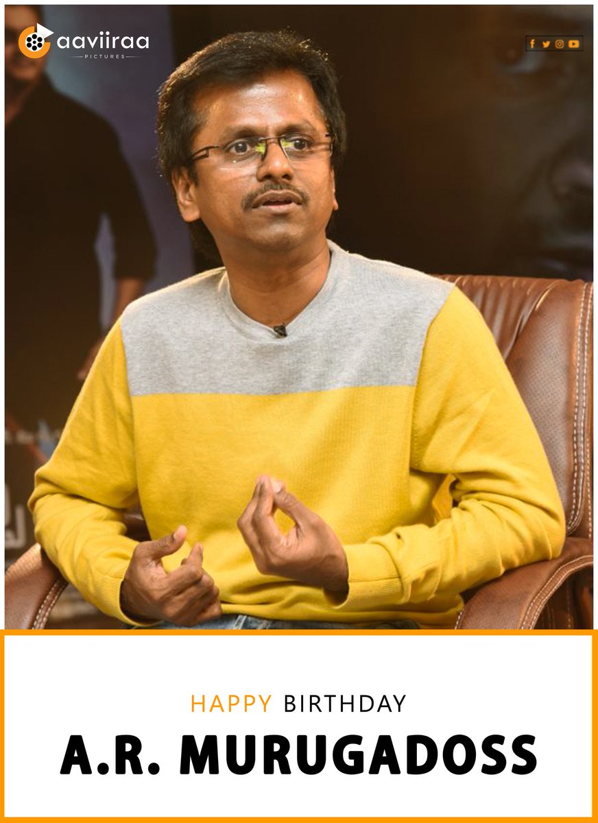 Aaviiraa's tweet photo. @Aaviiraa
Happy birthday @ARMurugadoss sir....... 

#HBDARMurugadossFromSSMBFans #ARMurugadoss #BigilAudioLaunchPoster #murugadas #Darbar #Sarkar #Kaththi https://t.co/Zx8GxRuM56