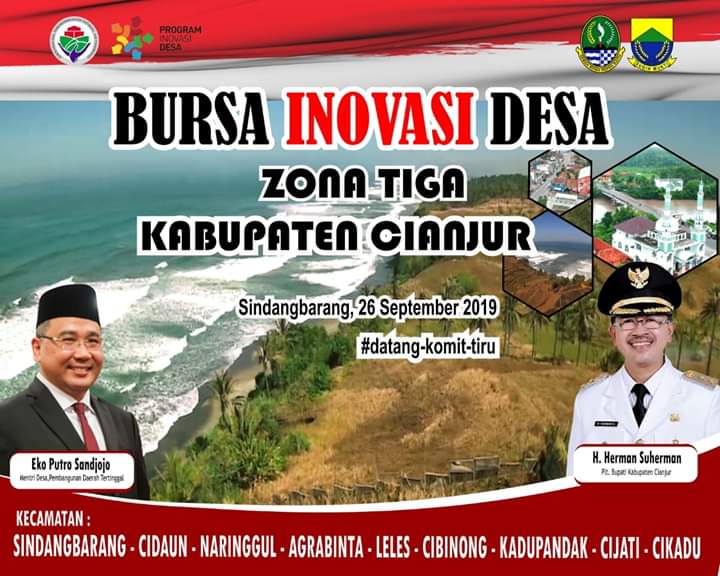 Mari kita sukseskan BID 2019 Zona 3!! 
<a href="/EkoSandjojo/">Eko P. Sandjojo</a>
<a href="/Itjen_Kemendes/">Itjen KemendesPDTT</a>
<a href="/TPPI_JABAR/">#DesaBISA - TPPI_JABAR</a> 
<a href="/TAPMCianjur/">TAPM P3MD Cianjur</a> 
<a href="/KemenDesa/">Fast Track Travel</a>