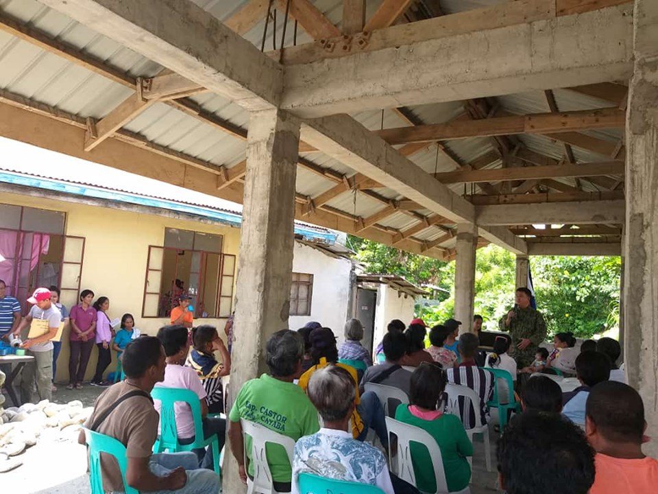 PNPtabukcity's tweet image. PMSg Alvius Cordero conducted a BADAC Meeting at Gobgob, Tabuk City on Barangay Anti-Drug Abuse Council (BADAC) matters. Additionally, he discussed the Anti-insurgency campaign of the PNP specifically the denouncing of CTG/NPA.#NoToCPP_NPA
 #PNPCHIEFOSCARALBAYALDE