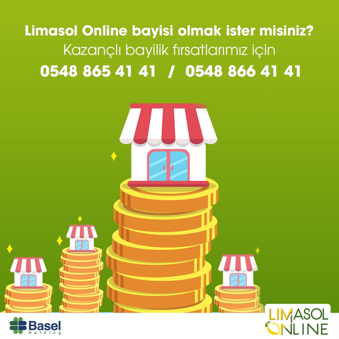 LİMON ödeme platformunu bayi sayısını, yıl sonuna kadar 1500’e çıkarmayı amaçlıyor. 
Yapmanız gereken 0548 865 41 41 ya da 0548 866 41 41 'i arayarak Limasol Online bayilerinden biri olmak!

#KKTC #girne #lefkoşa #magusa #mağusa #kıbrıs #güzelyurt #lapta #iskele #karpaz