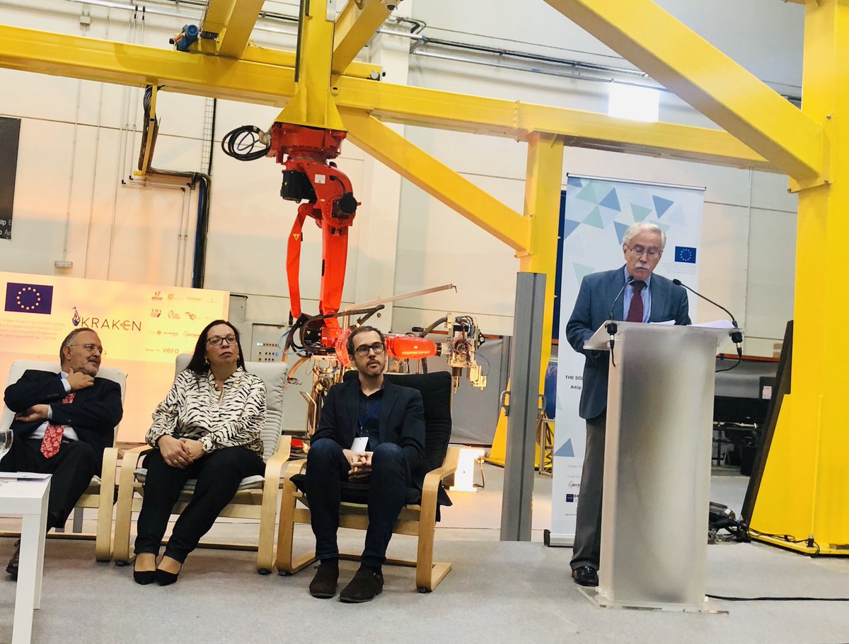 KRAKEN_project's tweet photo. Introductory remarks by Mr Juan Manuel Blanchard, President of @aitiip. https://t.co/bfmP480qTe