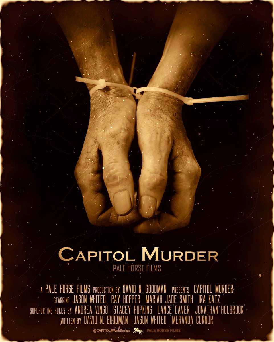 #Follow <a href="/CapMurderSeries/">Capitol Murder</a> #comingsoon to Amazon, this Winter! @DaveNGoodman @HufflPunchaNazi <a href="/lockofire/">Elizabeth Rhoades</a> <a href="/ChronicleJon/">Jonathan Holbrook</a> <a href="/Puffmonkeydonke/">Andee Vee</a> <a href="/PaleHorseFilms/">PaleHorseFilms</a> #SupportIndieFilm #filminwa #PNW #actor #producer