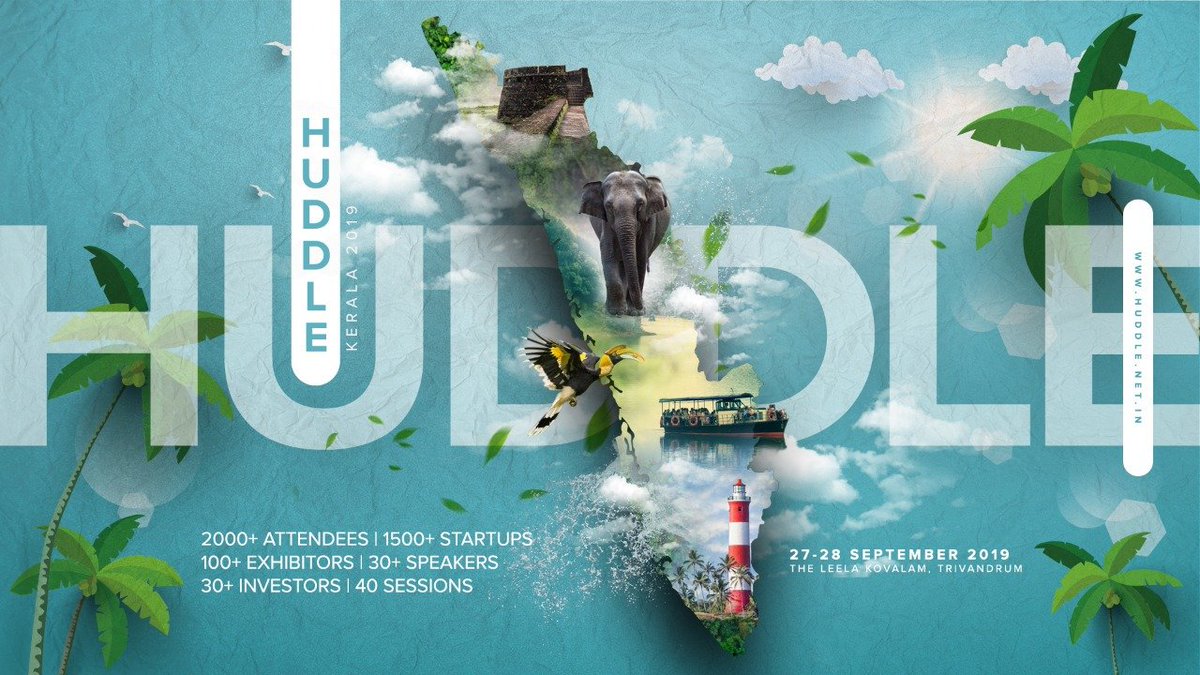 startup_mission's tweet photo. In two days, #Trivandrum is going to be a breeding ground for innovative ideas!
Be there to explore-innovate-learn at Asia’s largest #startup gathering, #Huddle2019.
We will see you at the show!
27 - 28 September 2019 | The Leela Kovalam, #Trivandrum
https://t.co/gXAeV0YCdw #KSUM https://t.co/1ggvBLUpQi