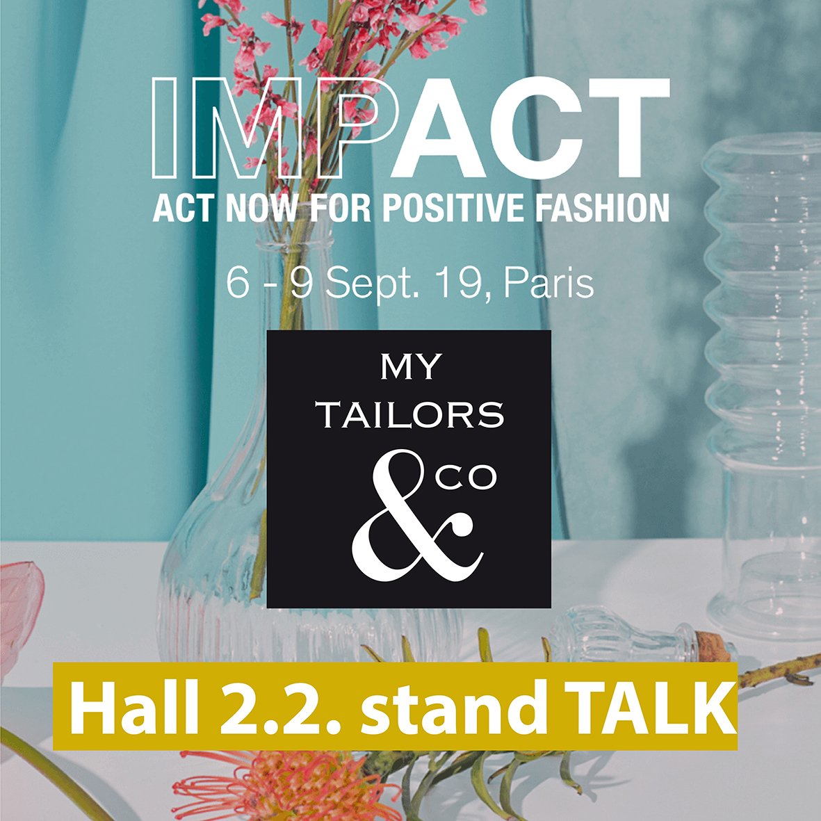 Proud to act for the planet and to have presented our innovative, collaborative and environmentally friendly B2B and B2C platform between Customers and Makers in Design-Fashion-Lifestyle, at Impact fair act now for positive fashion.
mytailorsandco.com