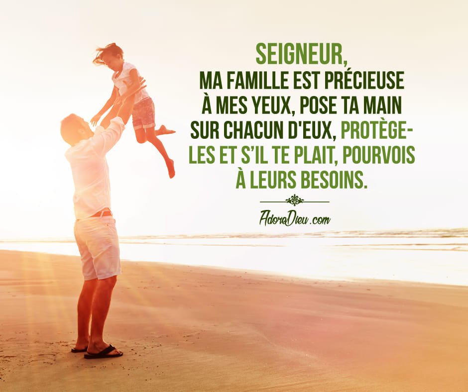 la_Bible's tweet photo. Seigneur, ma famille est précieuse à mes yeux, pose ta main sur chacun d'eux, protège-les et s'il te plaît, pourvois à leurs besoins.
(Lire Jérémie 29.11) https://t.co/8MmIEFviXf