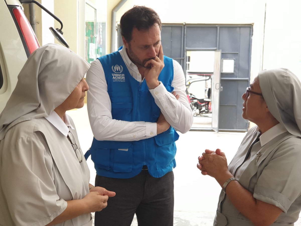 FedericoAgusti's tweet photo. Visitamos a la Hermana Sofía y Miriam en el comedor que gestionan en Corrales, Tumbes, para #Refugiados y #migrantes
No es solo alimentación, sino también contención emocional, acompañamiento e inserción laboral. Todo con amor y gran dedicación.
@ACNURamericas 
#angelinajolie https://t.co/tNkxUqrwLC