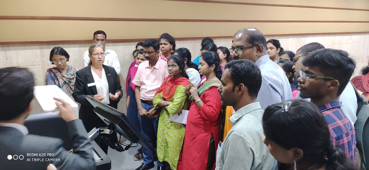 Transasia_1's tweet photo. Ms. Corinne Robbe, Research Laboratory Manager, Erba Diagnostics, France holding a demo of Laura XL โ the fully automated urine chemistry analyzer at MIOT URICON, Chennai.
#urineanalyzer #erbatransasia #invitrodiagnostics https://t.co/OJ5Amo0aNZ