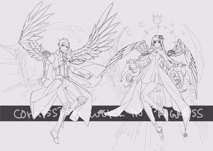 Commission wip..
Might take awhile to finish this.._(@w@;;_ 
