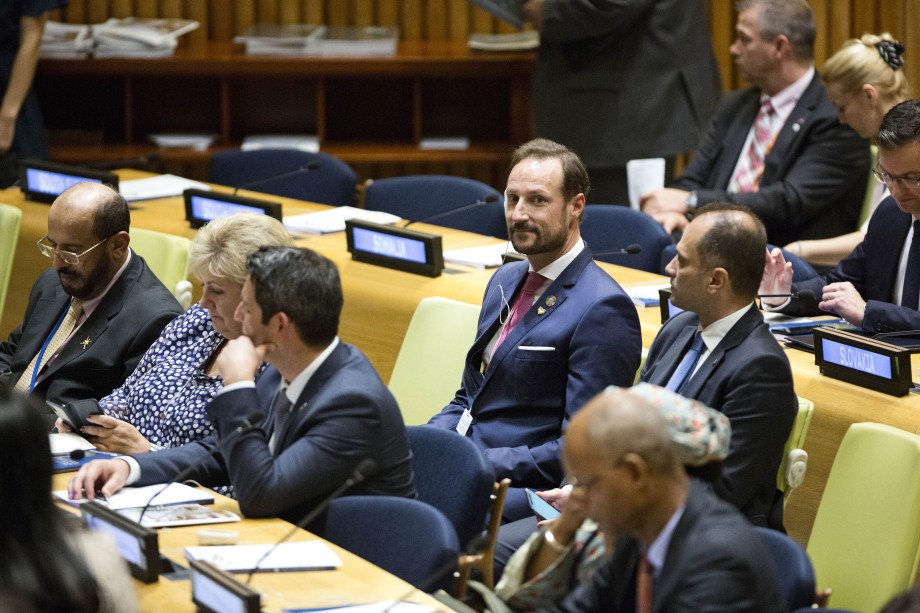 HRH Crown Prince Haakon of Norway was present at the UN Summit on Sustainability Goals together with Prime Minister Erna Solberg on Tuesday.

#UNClimateActionSummit 
#UNClimateSummit