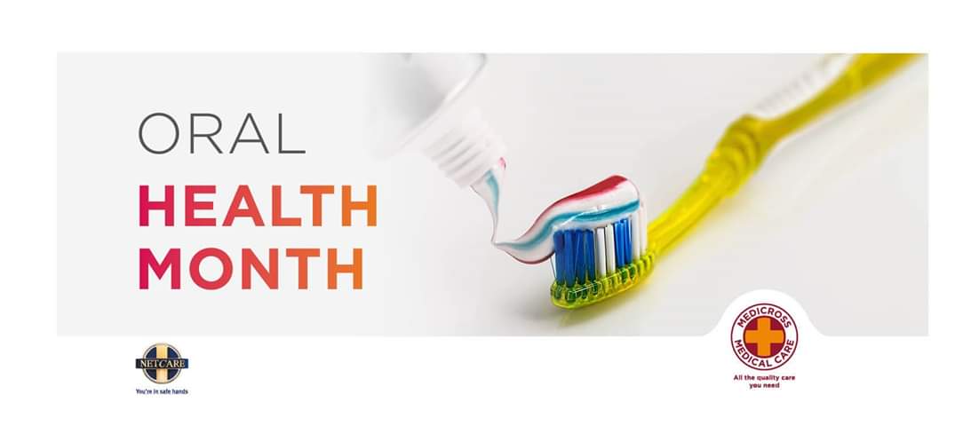 Netcare911_sa's tweet photo. September is Oral Health Month. Oral health problems cause more than just pain and suffering. They lead to difficulty speaking, chewing and swallowing, affecting your ability to consume the nutrition your body needs to stay healthy. #OralHealthMonth #Medicross #Netcare #WeCare https://t.co/qMz5G0BNB0
