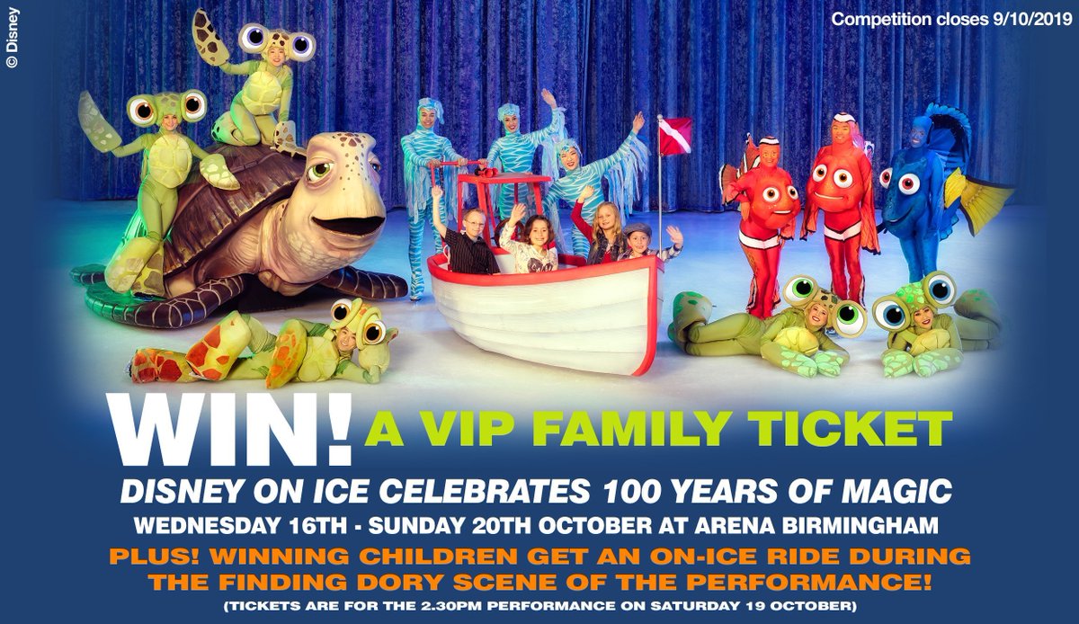 WhatsOnBrum's tweet photo. #WIN!

A VIP family ticket to @DisneyOnIce Celebrates 100 Years Of Magic which takes place at @ArenaBirmingham from 16-20 October - plus winning children get an on-ice ride during the performance!

FOLLOW + RT before 9/10 for your chance to win! https://t.co/ymqK1kAsAO
