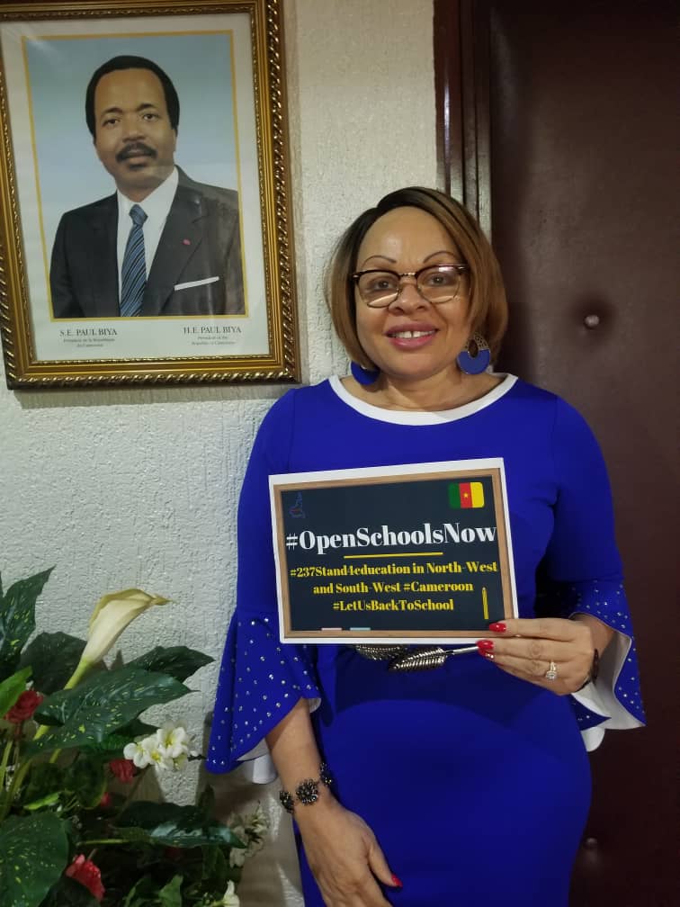 openschoolsnow's tweet photo. The main hope of a nation lies in the proper education of its youth ― Desiderius Erasmus Roterodamus. 
#OpenSchoolsNow with Asheri Kilo Fofung, Secretary of State, Ministry of Basic Education. 
🇨🇲🇨🇲🇨🇲
#237Stand4Education
#LetUsBackToSchool
#BacktoSchool
#Cameroun
#Cameroon https://t.co/OXmVgYfqXH
