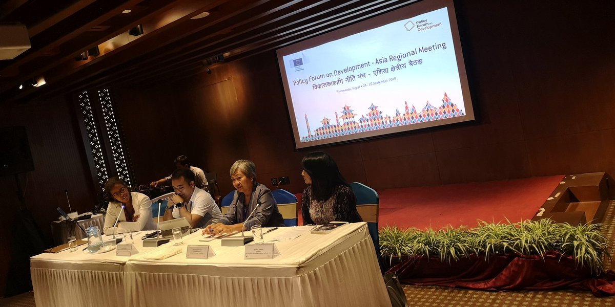 DoroFischer's tweet photo. .@aaronhk77 from @CSOPartnership_  during #PFDAsia '#Migration itself is a sign of #fragility and people migrate because there is a crisis of rights' #developmentjustice https://t.co/ZMOCfAb4dZ