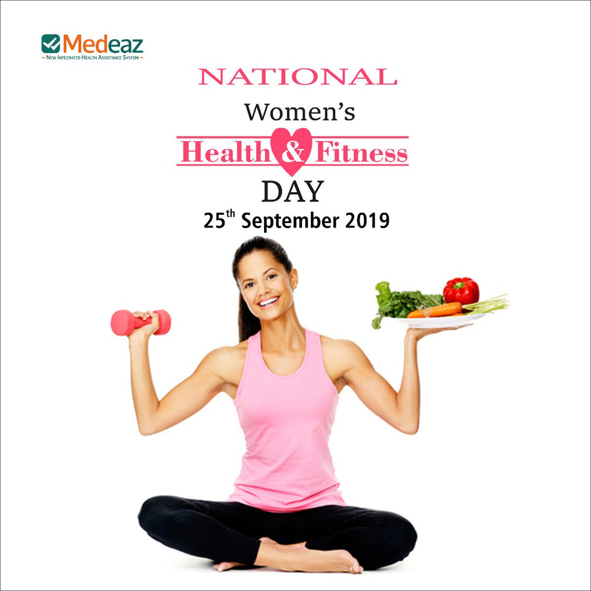 medeazhealth's tweet photo. Fitness is a way of life. Your choice today will matter tomorrow.
International Women’s Health & Fitness Day
#Internationalwomenshealthandfitnessday #womenhealth #fitness #weightloss #FitnessGoals #motivation #womenfitness #Medeaz #healthassistancesystem #bookdoctorappointment https://t.co/AgvcH378K2