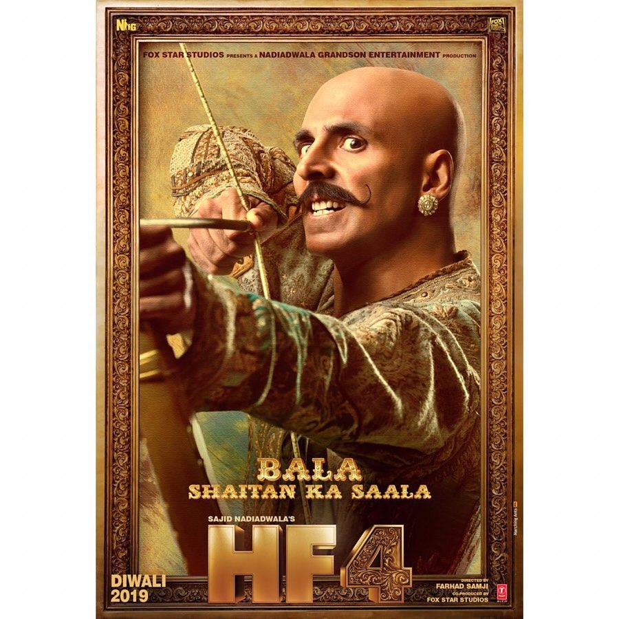 ashusharma5_'s tweet photo. Miliye1419 ke Rajkumar Bala aur 2019ke London return Harry se! Witness how they embark upon this journey of ultimate chaos, confusion and madness in the #Housefull4 Trailer. Out on 27th September.
#SajidNadiadwala @farhadsamji@wardakhannadiadwala @foxstarhindi@nadiadwalagrandson https://t.co/haB6abZ3Nc