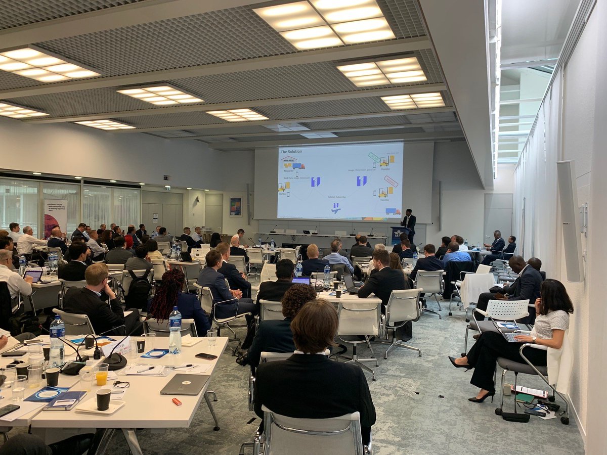 ibscorporate's tweet photo. Srijith Balachandran presenting "InTracor" - an AI-powered cargo tracking app that won the One Record Hackathon (2019) at the 8th Digital Cargo Conference (IATA) More https://t.co/XtpBduLmlu #aircargo #lostcargo #AI #IATA #cargoevent #digitization #digitaltransformation https://t.co/cnYoh5Bdo1