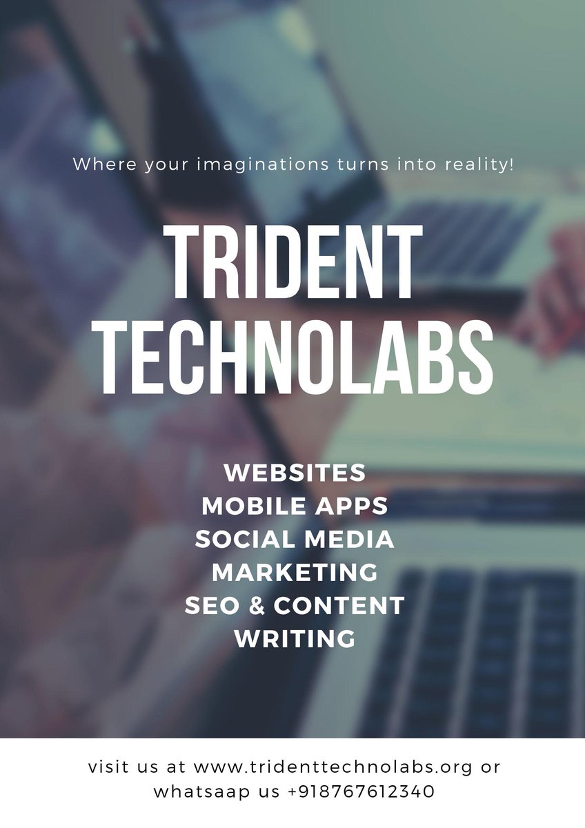 chandakdivyash's tweet photo. Hi there, are you #lookingfor #Webdesigner #appdeveloper or #DigitalMarketing 
Well your search ends here @TridenTechnoLab  we can #build and #design your #apps and #websites the way you wanted and that too at a #reasonable and a #fair #price #freelancelife https://t.co/LkxXsPQIUh