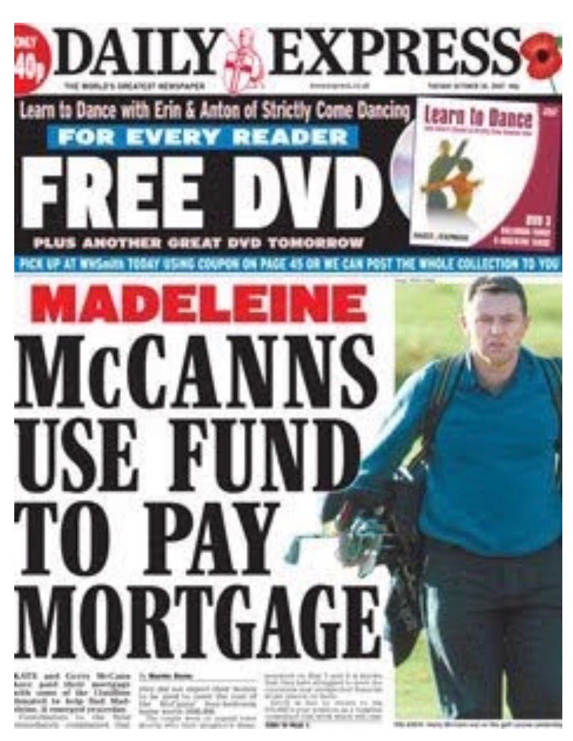 Babs108164110's tweet photo. In October 2007, it was REVEALED that the #mccanns had received money from Madeleines “Fund” to enable them to meet 2 mortgage payments on their house in Rothley. FACT! #McCann #mccannscam #madeleinemccann #mccanncase https://t.co/7O4eOYXeKD