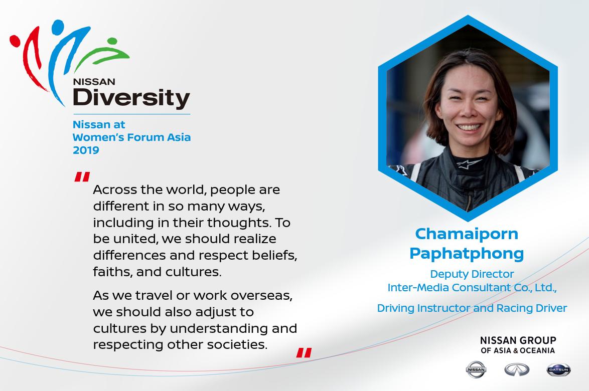 NissanASEAN's tweet photo. While @Womens_Forum Asia 2019 concludes, we continue to embrace #NissanDiversity and champion inclusivity. #WFAsia https://t.co/EJEZ18aUpQ