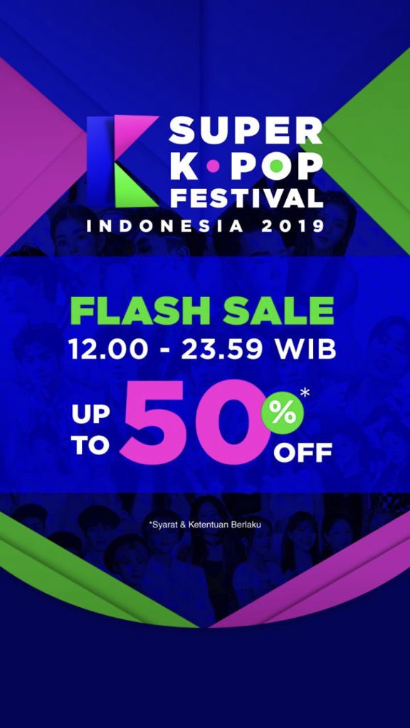 H-3 Super Kpop Festival!! 🔥 Jangan sampai kelewatan kesempatan beli tiket SKF setengah harga hari ini. Cek tkp.me/skf2019 untuk info lengkapnya yah 💃 #skf2019 #superkpopfestival #tokopedia #kpop